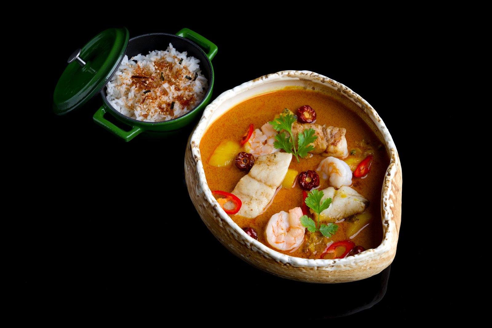 Seafood Bouillabaisse Malai Curry