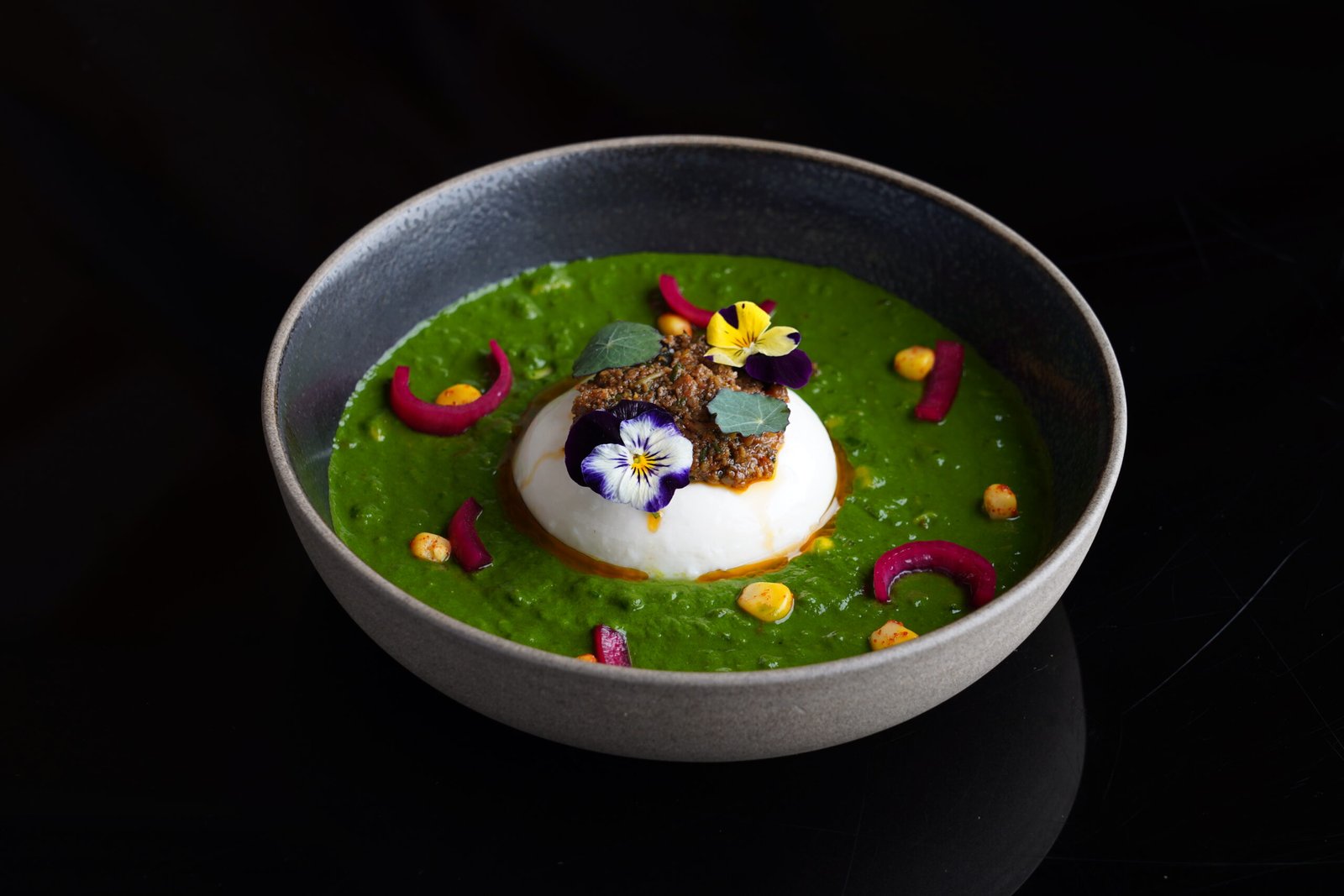 Palak Corn Burrata